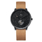 SS316L case Custom Design Watches 3ATM Waterproof Genuine Leather Quartz Watch