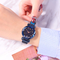 High Bright Women Starry Sky Waterproof Watch With Thickening And Hard Acrylic Glass