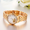 Fashion Rose Gold Automatic Mens Wrist Watches With Stainless Steel Back