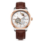 Automatic mechanical movt stainless steel caseback wrist watch for men