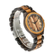 Natural Wooden Mineral Glass Luxury Wrist Watch With Customized Your Own Brand
