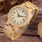 Personalized Genuine Leather Wooden Quartz Watch Winder Wood With Engraved Logo
