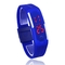 Plastic Case LED Digital Silicone Sports Watch With Chinese Electronic Movement