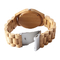 Top Gift Natural Bamboo Wooden Watch Men Wood Band Wooden Clock Male hour