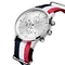 Waterproof Alloy Quartz Watch Genuine Leather Strap With CE/ROHS/BSCI Certification