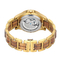 Wood Stainless Steel 18k Gold Automatic Mens Wrist Watches Waterproof
