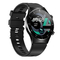 Bluetooth Smart Wrist Watch Black PVD plated Zinc alloy case For IOS Android Systerm